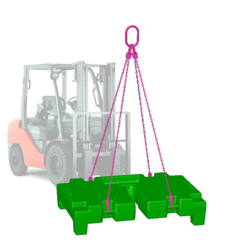 VGP þyngd 1000 KG