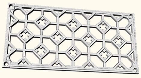 Réttangulleg grill