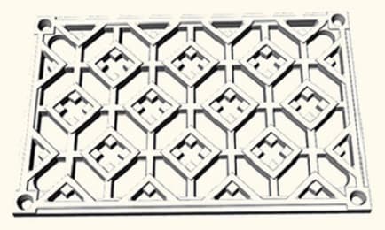 Réttangulleg grill