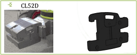 Claas dráttartæki 52 kg hægri - CL52D