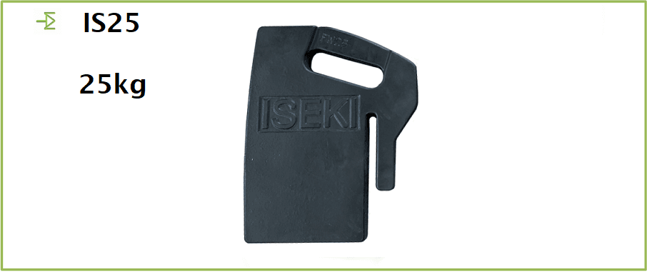 Traktor massi ISEKI 25 kg - IS25