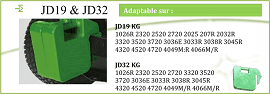 John Deere dráttarvagnsþyngd 19 KG - JD19