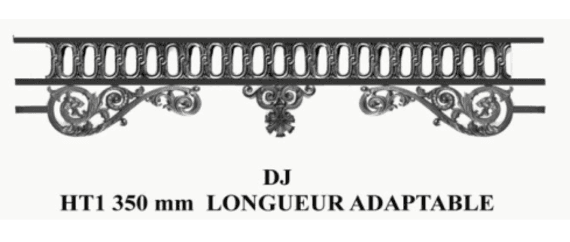 Gluggarstangur úr járni — ref DJ